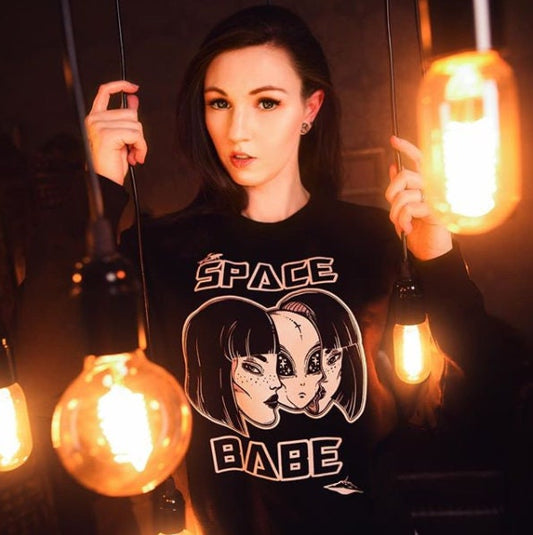 Black Space Babe Sweatshirt